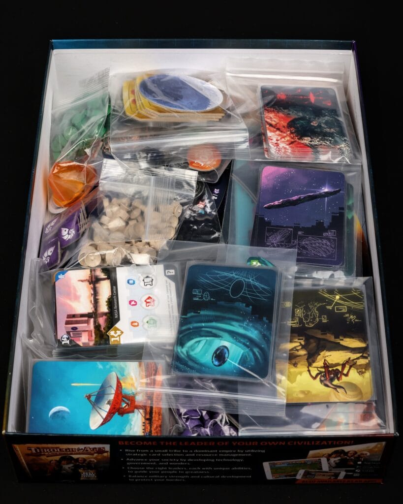 Laserox SETI Organizer Review - BoardGameShots